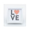 Placa Vidro Mesa Decor Love Transparente