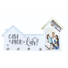 Porta Chave Casinha Casa + Amor = Lar