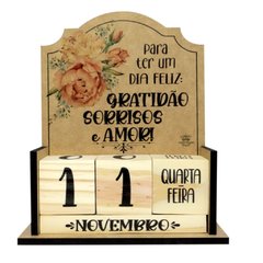 Calendário permanente de mesa Para um dia Feliz