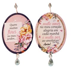 Móbile estampado Quero Amor