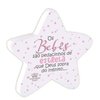 Placa de Mesa - Estrela Bebê Rosa - comprar online