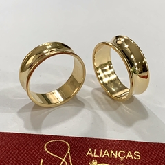 Aliança de noivado/ Aliança de casamento MODELO: JOANA na internet