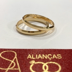 Aliança de noivado/ Aliança de casamento MODELO: BASIC 2,5 MM