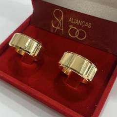 Aliança de noivado/ Aliança de casamento MODELO: BASIC 9,5MM - comprar online