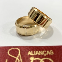 Aliança de noivado/ Aliança de casamento MODELO: BASIC 9,5MM