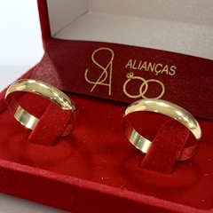 Aliança de noivado/ Aliança de casamento MODELO: TRADICIONAL 4MM - comprar online