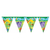 Banderin Triangular De Cumpleaños Emoji Flamenco Pastel Navidad