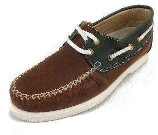 Nautico Hombre Marron/Verde (1255)