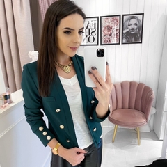 Blazer botões curto