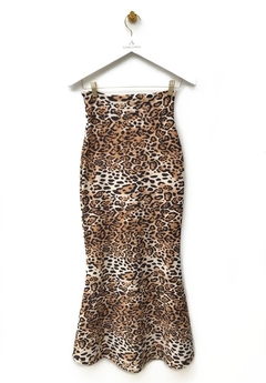 Saia lona animal print - comprar online