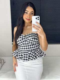 Blusa Peplum na internet