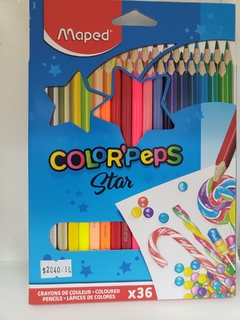 Lapices de colores x 36 Colorpeps