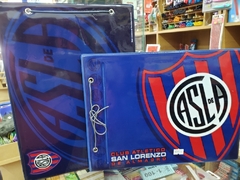 Carpeta Escolar De Dibujo Nunero 5 San Lorenzo Con Cordón Pl