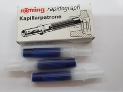 Cartuchos Rapidograph Rotring X 3 Unidades Cod 5815