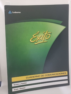 Cuaderno de comunicaciones Exito