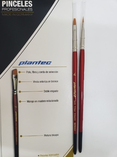 Pincel Plantec 8400 Toray Dorado Plano N 4