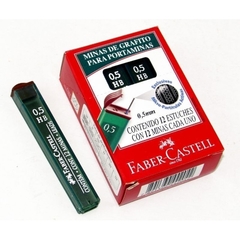 Minas de grafito Faber-Castell 0,5 mm x 12 unidades