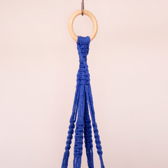 Suporte Macrame Lia Azul Royal - comprar online