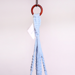 Suporte Macrame Lia Azul Claro - comprar online