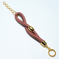 Pulseira Lívia Marsala e Champagne - comprar online