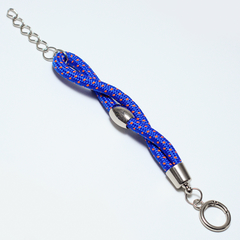 Pulseira Lívia Poá Azul - comprar online