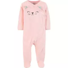 ENTERO PIJAMA TOALLA CARTERS TALLE 3 MESES