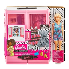 BARBIE FASHIONISTA ULTIMATE CLOSET DE LUJO CON MUÑECA PLACARD ROPERO