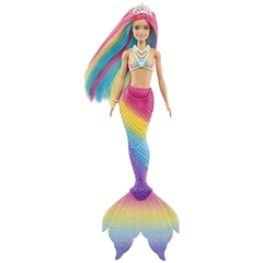 MUÑECA BARBIE DREAMTOPIA SIRENA ARCOIRIS MAGICO CAMBIA COLOR CON EL AGUA en internet