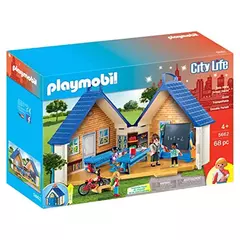 Playmobil City Life 5662 - Escuela Portatil con Maestra y 3 alumnos