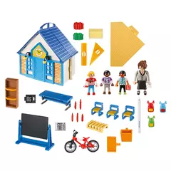 Playmobil City Life 5662 - Escuela Portatil con Maestra y 3 alumnos - comprar online