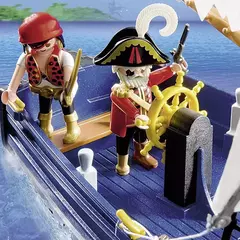 PLAYMOBIL PIRATES 5810 Barco Corsario Piratas - Pichoncitos