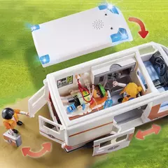 Imagen de PLAYMOBIL CITY LIFE 70049 Ambulancia de Rescate con Luces - 60 piezas