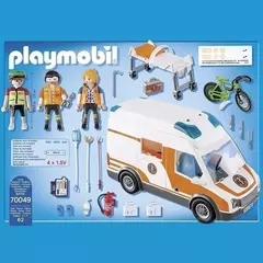 PLAYMOBIL CITY LIFE 70049 Ambulancia de Rescate con Luces - 60 piezas - comprar online