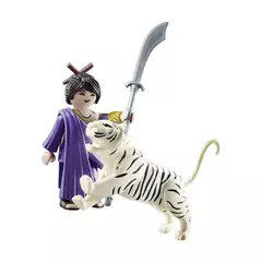 PLAYMOBIL Special Plus 70382 - Luchadora Asiática con Tigre blanco - comprar online