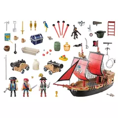 PLAYMOBIL PIRATES 70411 - Barco Pirata Calavera de Playmobil - comprar online