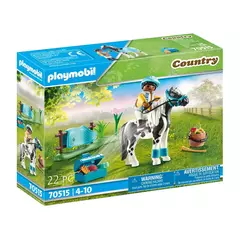 PLAYMOBIL COUNTRY 70515 - Linea Ponis Coleccionables - Lewitzer con figura de niño