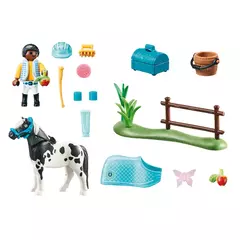 PLAYMOBIL COUNTRY 70515 - Linea Ponis Coleccionables - Lewitzer con figura de niño - comprar online