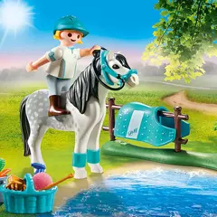 PLAYMOBIL COUNTRY 70522 - Linea Ponis coleccionables - Poni clásico con figura de niña - comprar online