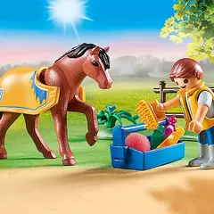 PLAYMOBIL COUNTRY 70523 - Linea Ponis coleccionables - Poni galés con figura de niño en internet