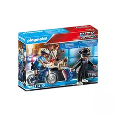 Playmobil CITY ACTION 70573 Bici Policial: persecución del carterista