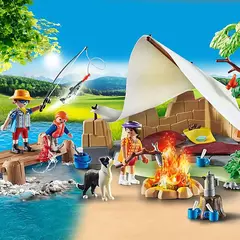 PLAYMOBIL FAMILY FUN 70743 - Familia de Acampada con 70 piezas en internet