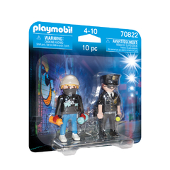 Playmobil 70822 Duo Pack Policia y Vandalo