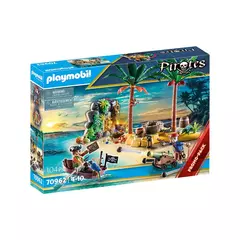 PLAYMOBIL PIRATES 70962 Isla del Tesoro Pirata con esqueleto