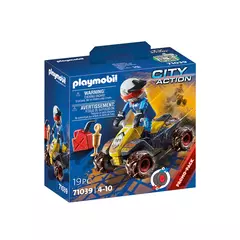 Playmobil CITY ACTION 71039 Cuatriciclo Offroad con piloto y accesorios