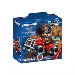 Playmobil CITY ACTION 71090 Bomberos - Cuatriciclo veloz