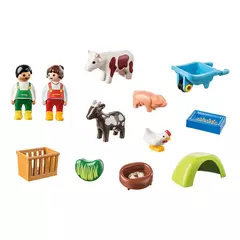 Playmobil LINEA 1.2.3 Diversión en la Granja de animales 71158 - comprar online