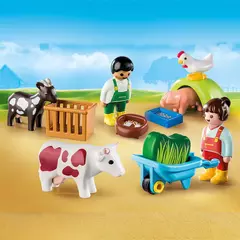 Playmobil LINEA 1.2.3 Diversión en la Granja de animales 71158 en internet