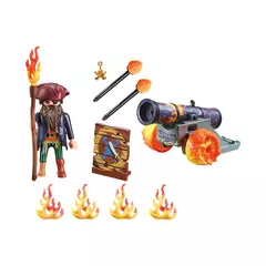 PLAYMOBIL PIRATES 71189 Juego de Pirata con Cañon funcional - comprar online