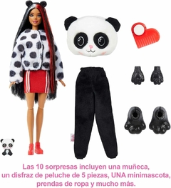 MUÑECA BARBIE CUTIE REVEAL OSO PANDA - comprar online