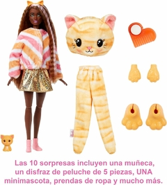 MUÑECA BARBIE CUTIE REVEAL GATO GATITA - tienda online